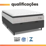cama box baúx casal com colchão | Quarto | Casa Sem Perrengue