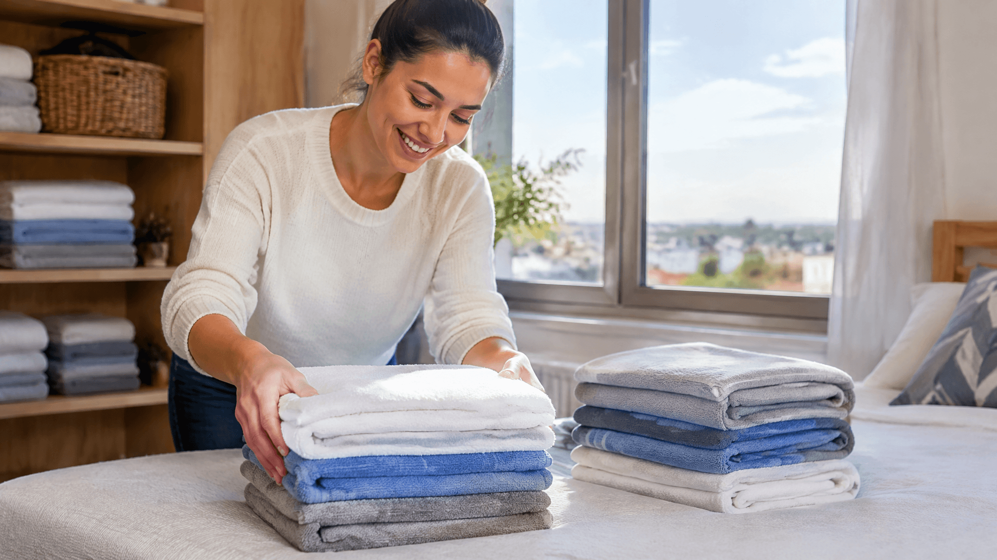 Por que vale a pena organizar roupas de cama e toalhas | Casa Sem Perrengue