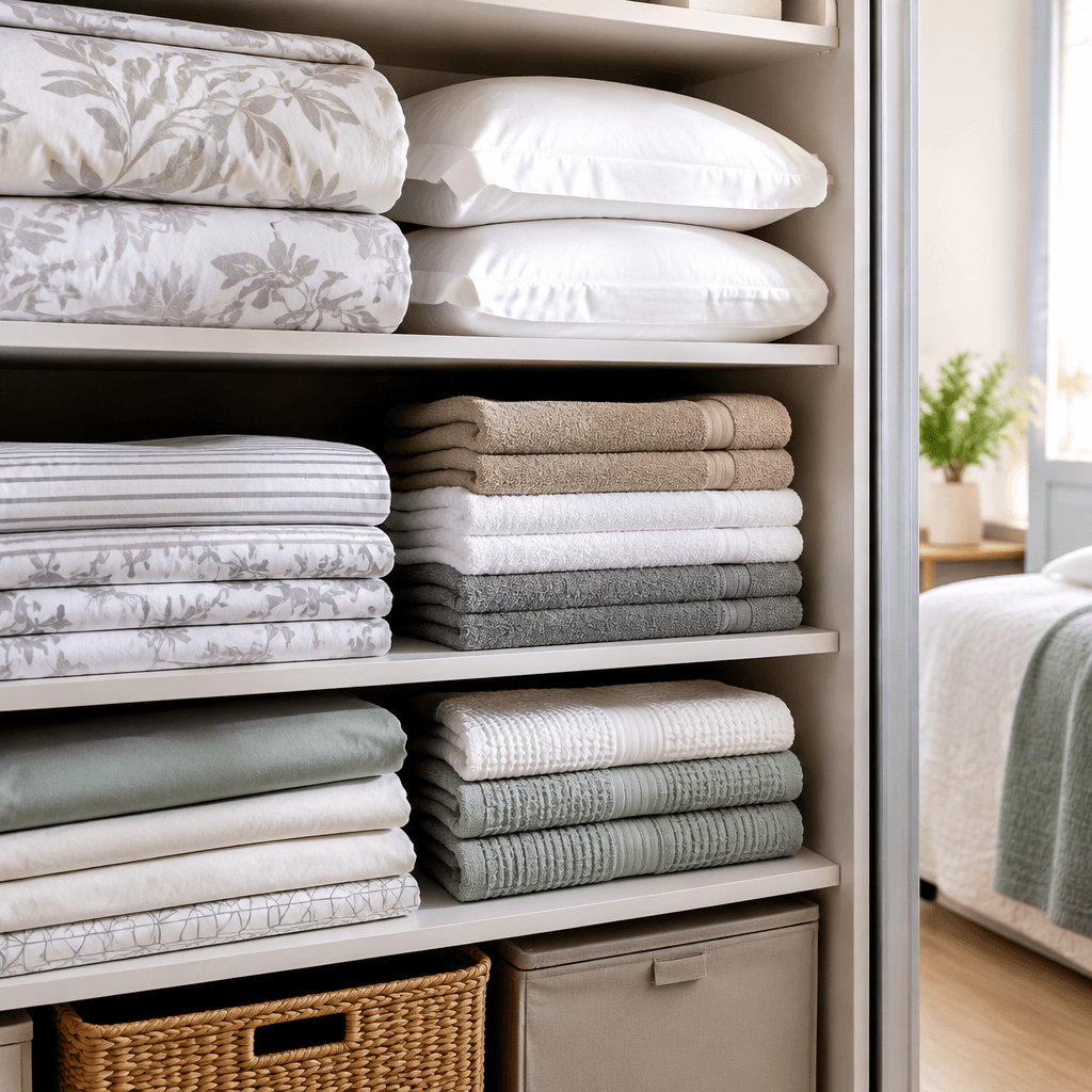 Como Organizar Roupas de Cama e Toalhas | Casa Sem Perrengue