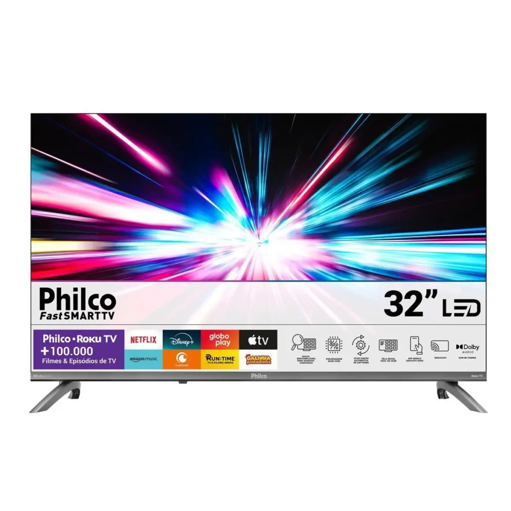 smart TV 32 Philco Roku TV | Principal | Casa Sem Perrengue